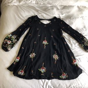Free People Bell-Sleeved Mini Dress